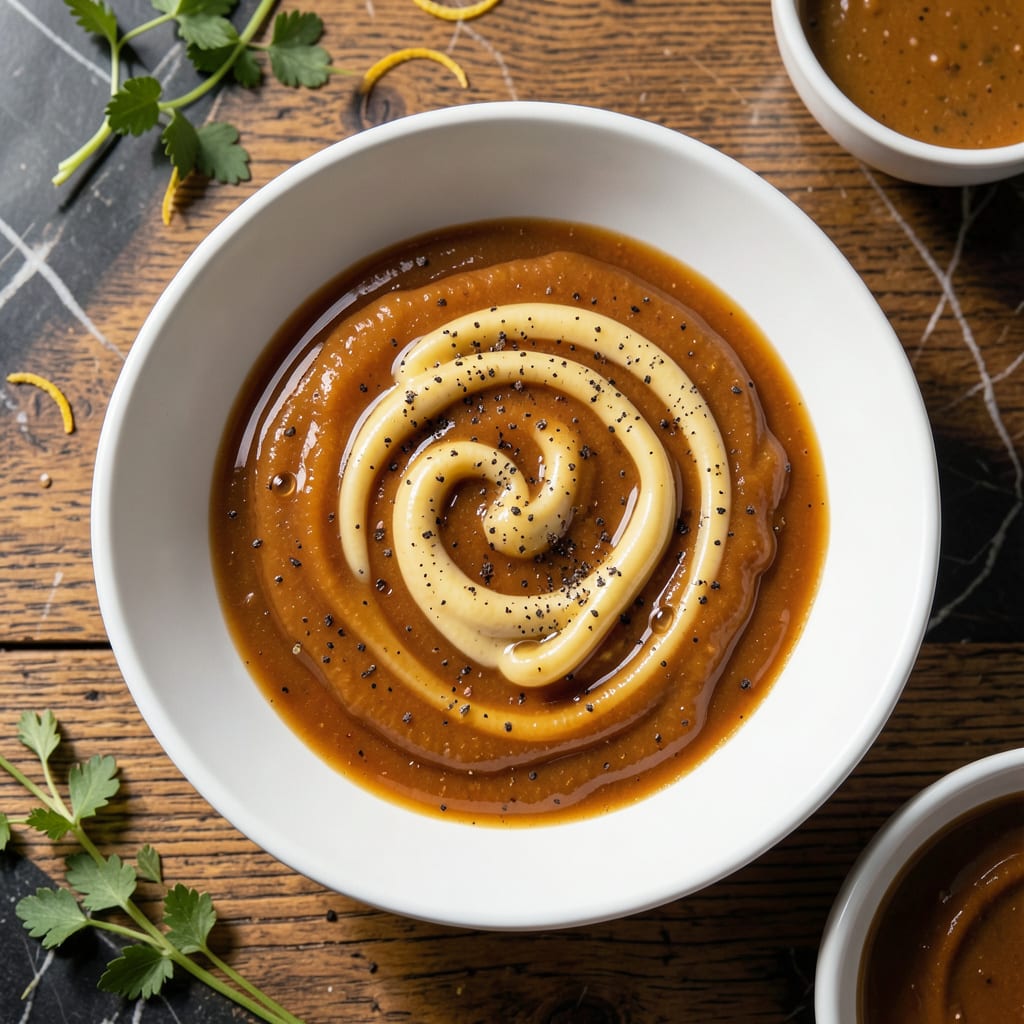 Complete fat free honey mustard recipe overview image