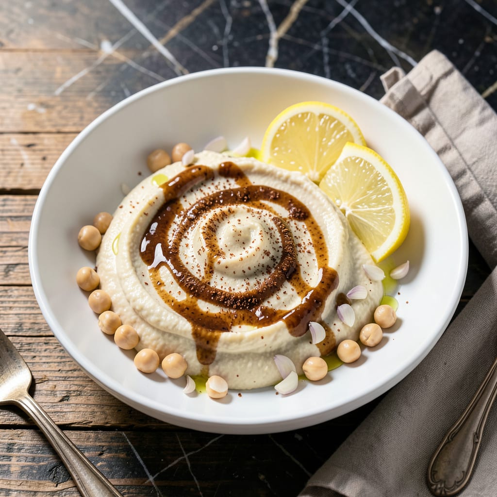 fat free hummus recipe slimming world example with annotations