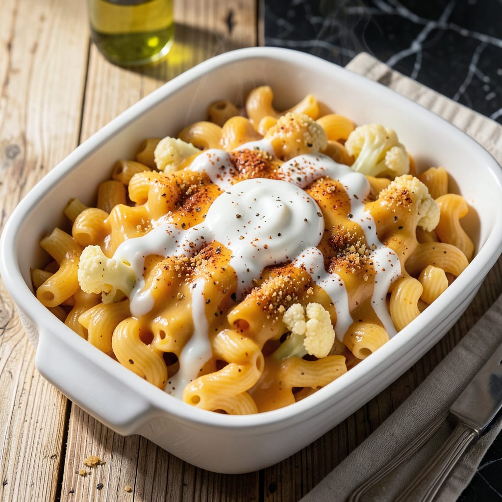 Fat Free Macaroni And Cheese Recipe: Velvety Smooth Without The Guilt illustration with key details