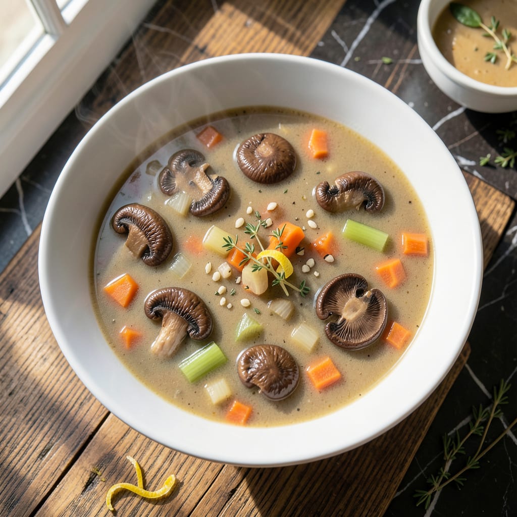 fat free mushroom soup recipe detailed visual guide