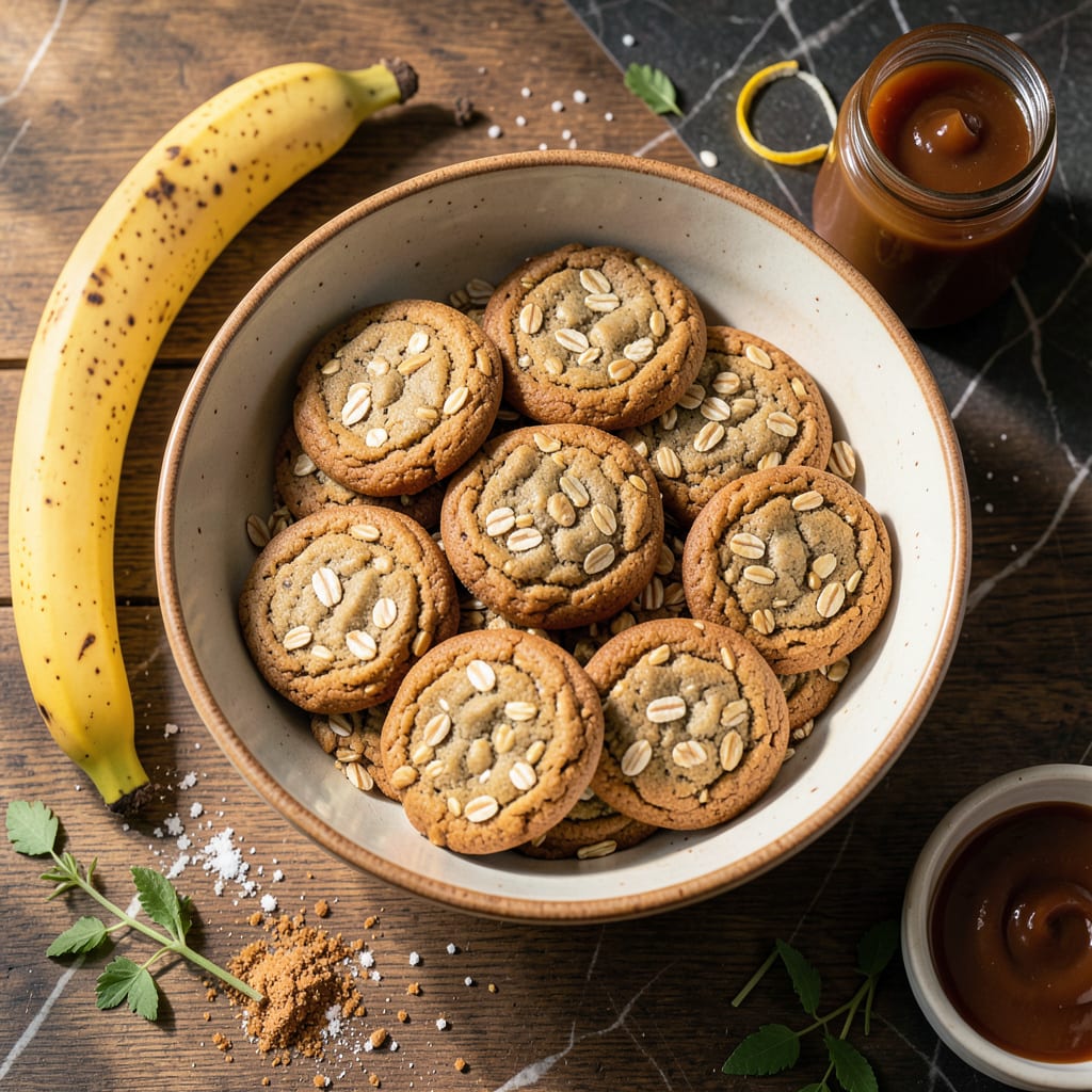 Fat Free Oatmeal Cookie Recipe: Chewy Sweetness Without the Butter illustration with key details