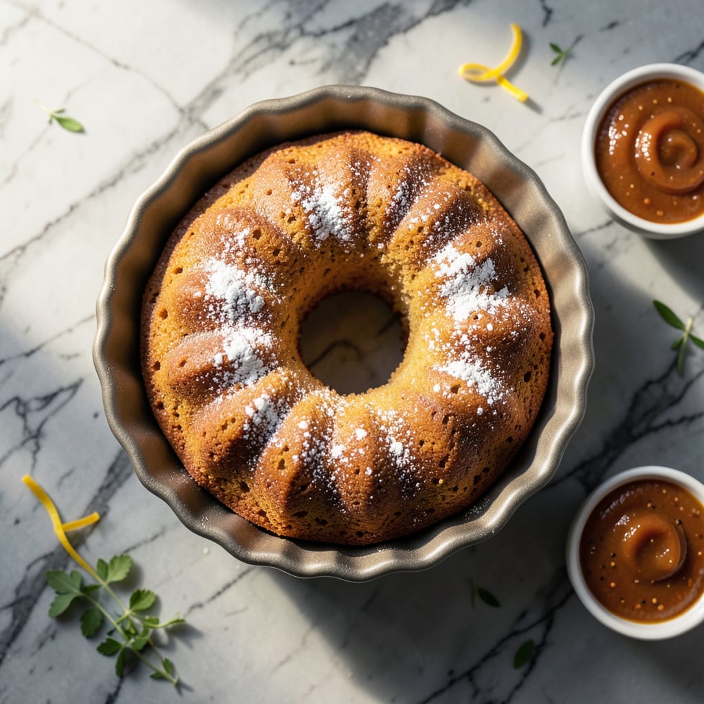 Fat Free Pound Cake Recipe: Moist Vanilla Indulgence example with annotations