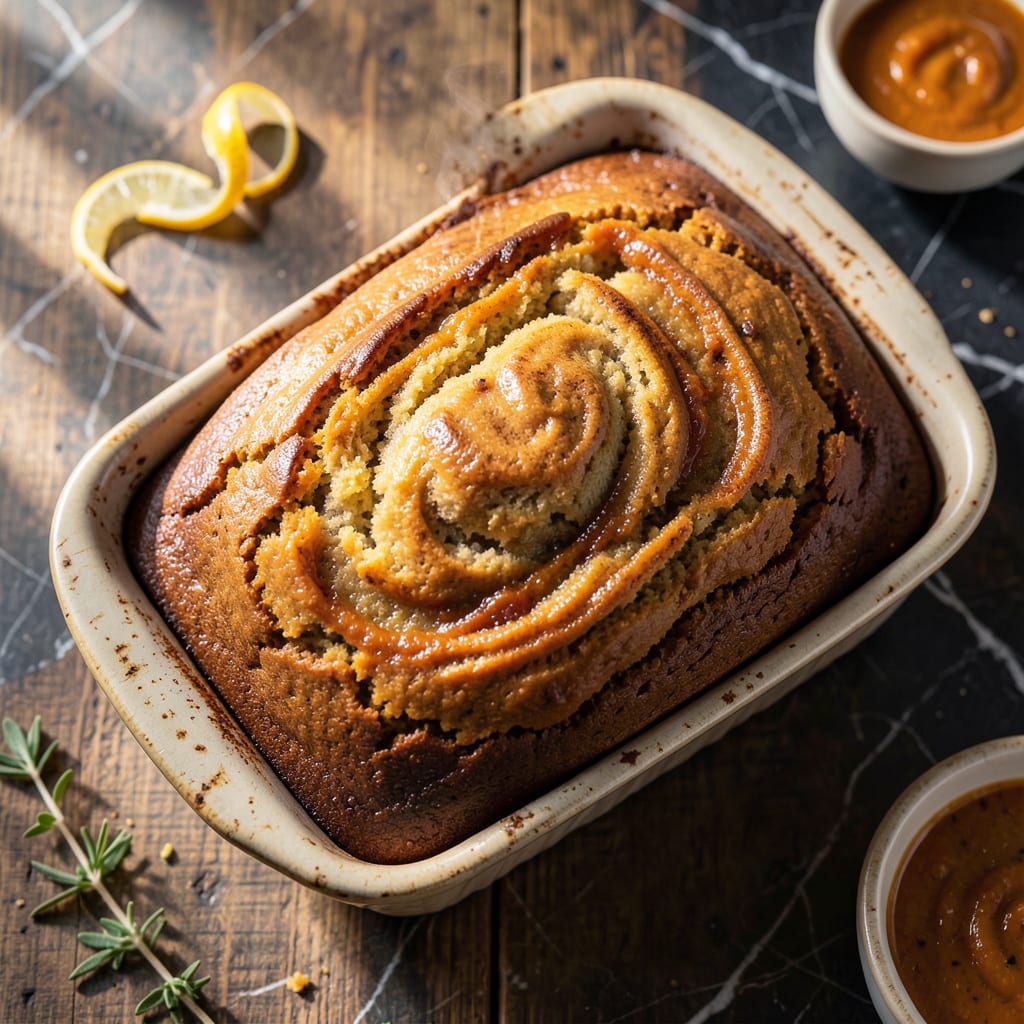 Fat Free Pumpkin Bread Recipe: Moist Spiced Loaf Without the Guilt illustration with key details