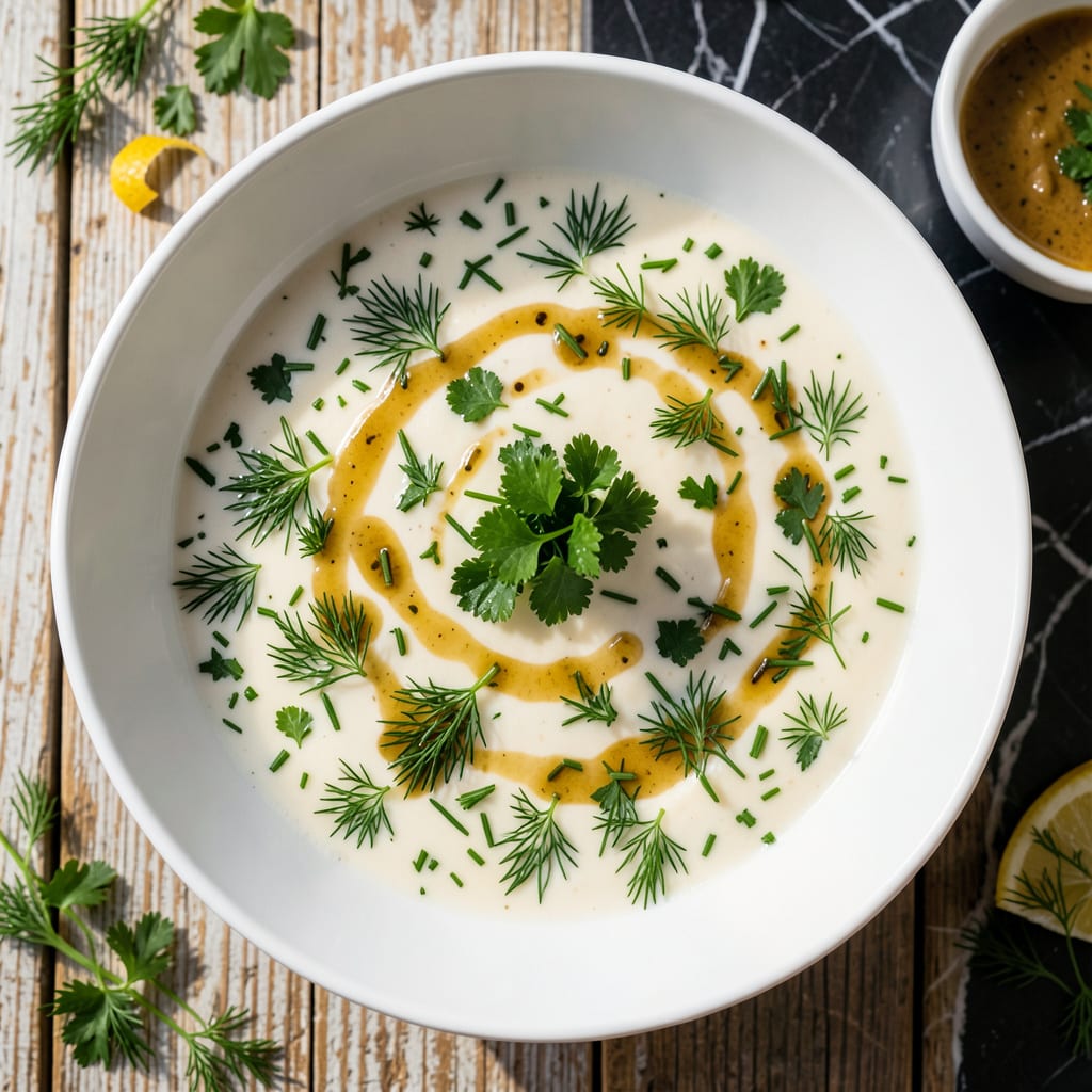 fat free ranch recipe example with annotations
