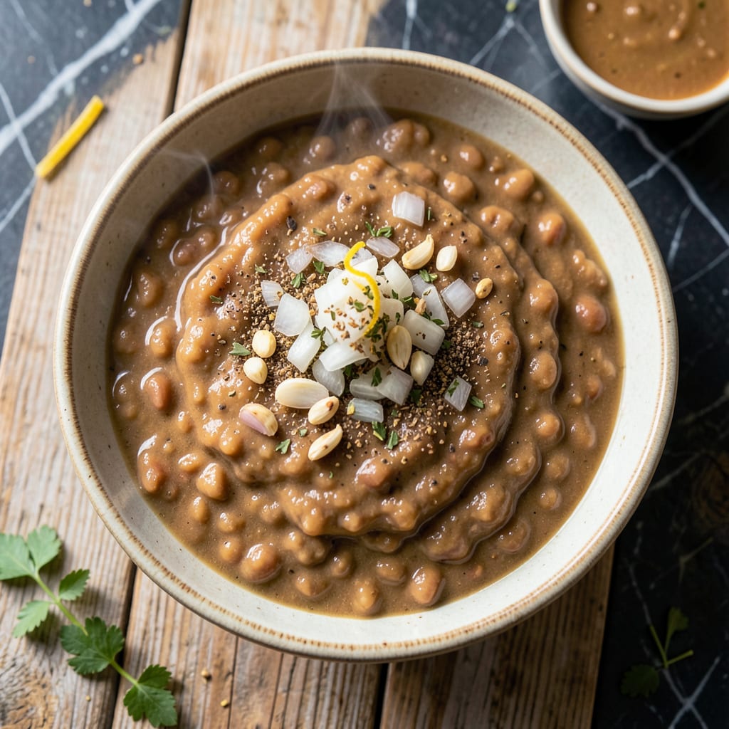 Visual representation of Fat Free Refried Beans Recipe: Silky Smooth With No Added Oil