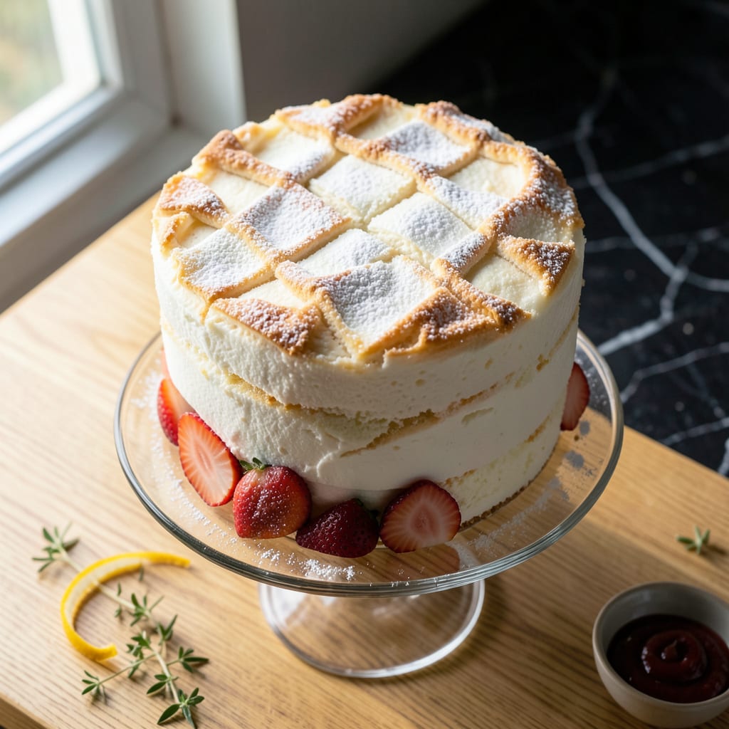 Complete Fat Free Sugar Free Angel Food Cake Recipe: Cloud Like Lightness Without Compromise overview image