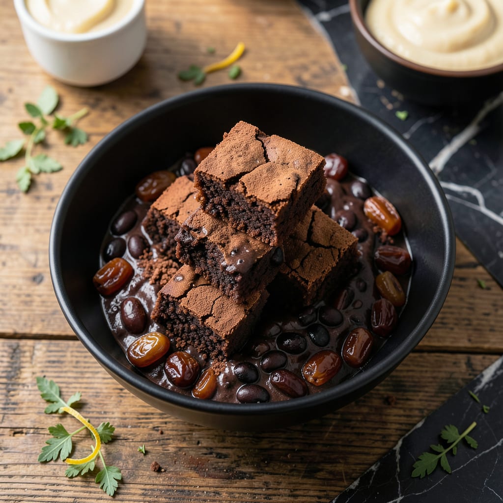 Fat Free Sugar Free Brownie Recipe: Rich Chocolate Indulgence illustration with key details
