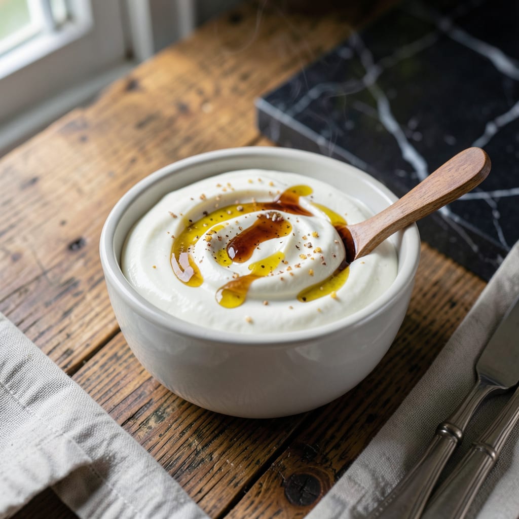 Visual representation of Fat Free Vegan Mayo Recipe: Silky Emulsion Without the Oil