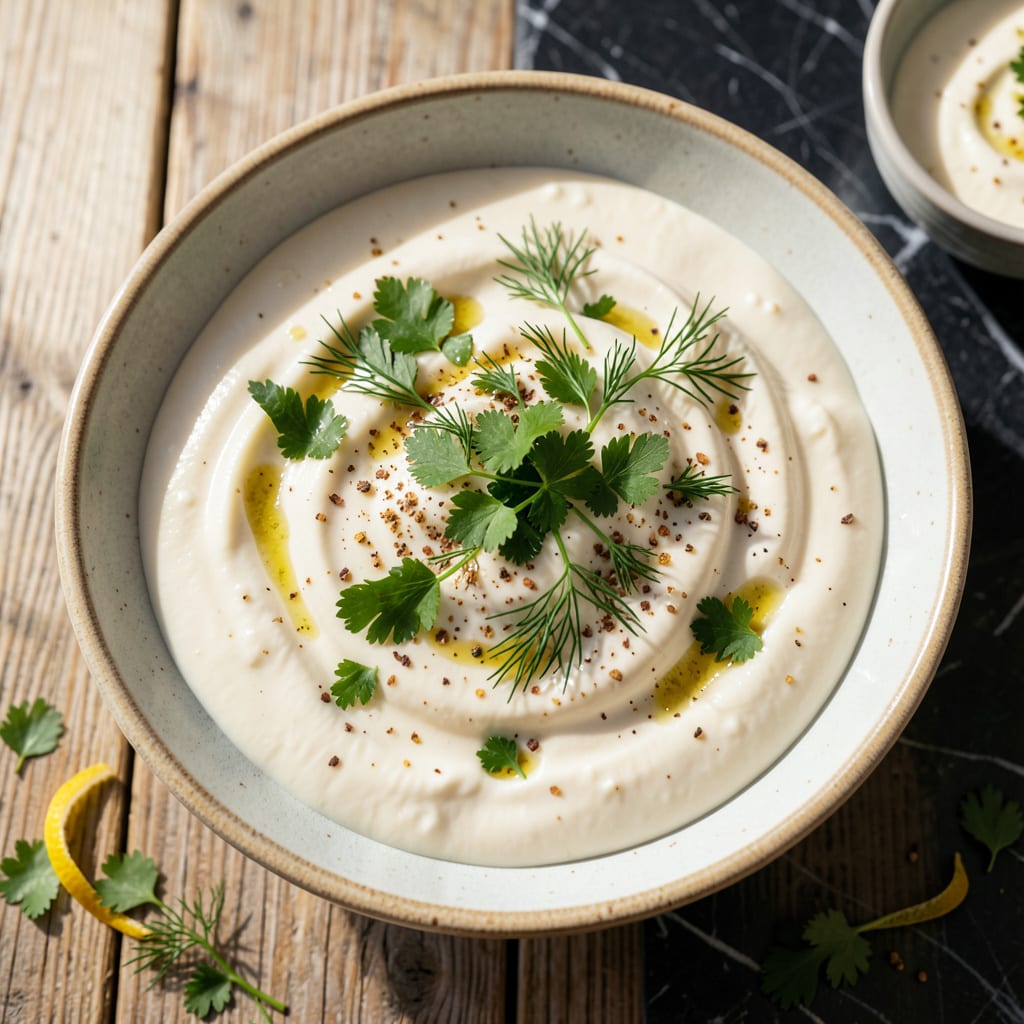 Fat Sal's Fat Sauce Recipe: Creamy Garlic Herb Blend Without the Oil detailed visual guide