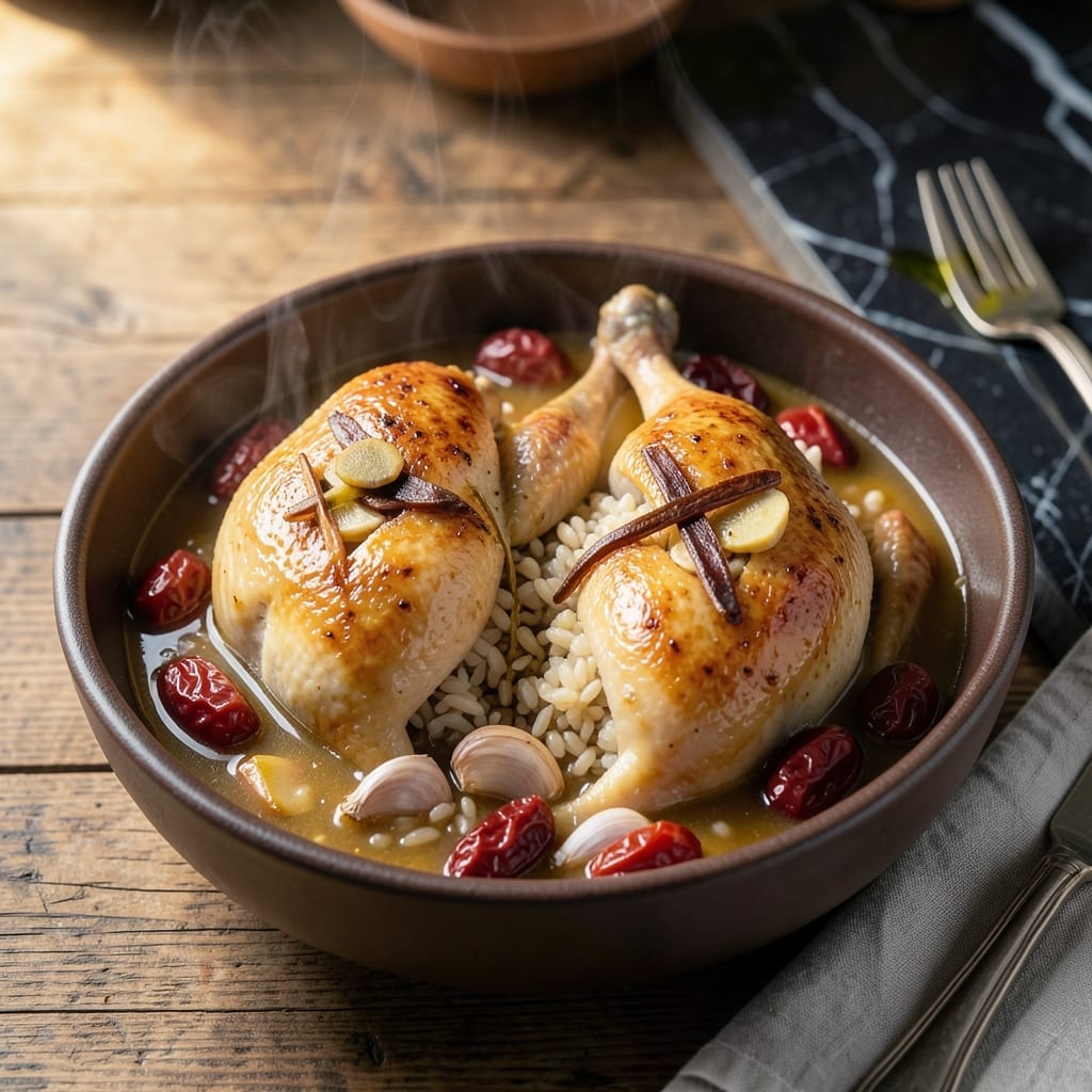 Samgyetang Instant Pot Recipe: Traditional Korean Ginseng Chicken Soup in 40 Minutes Samgyetang Instant Pot Recipe: Traditional Korean Ginseng Chicken Soup in 40 Minutes