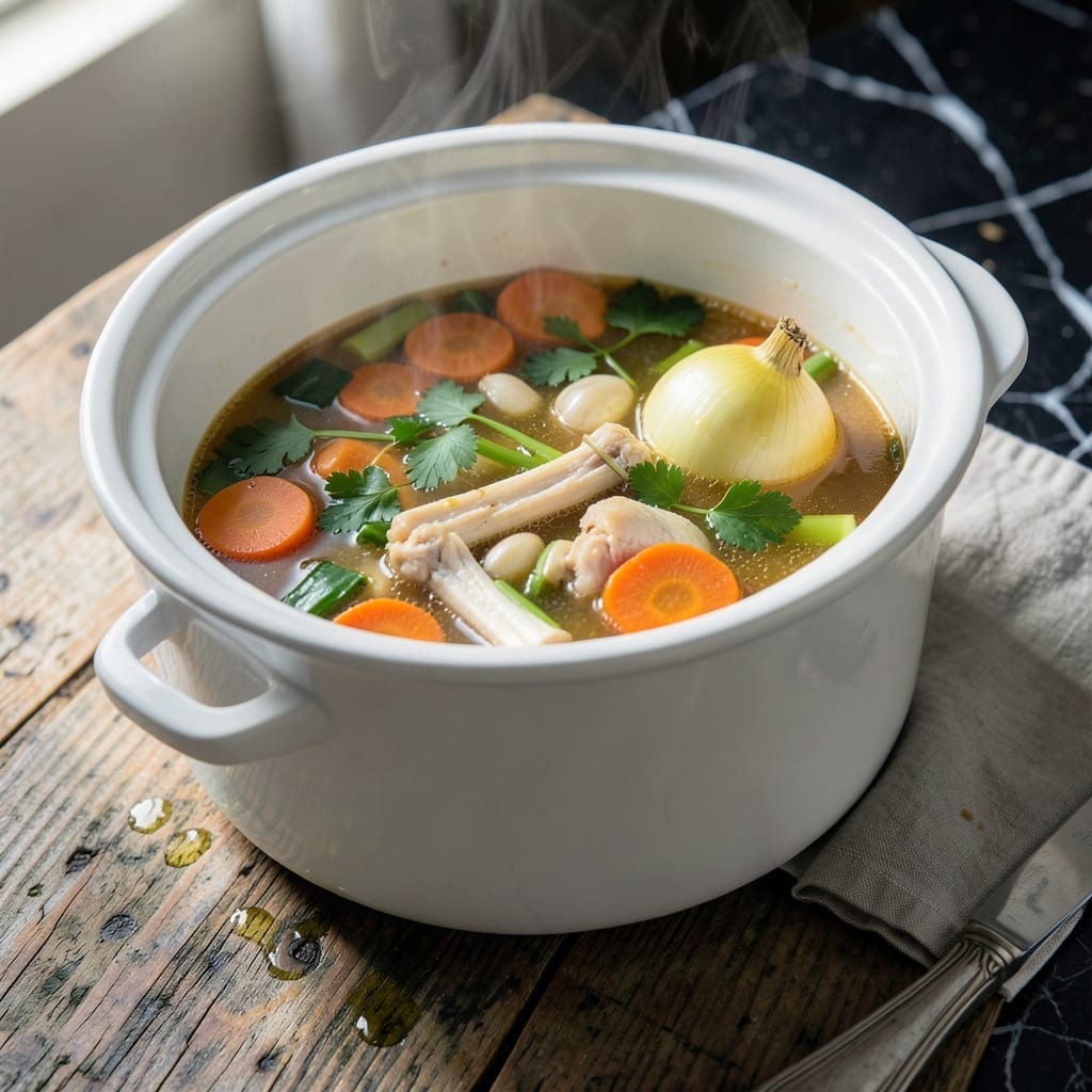 Crock Pot Stock Recipe: Rich Broth With Simmered Depth