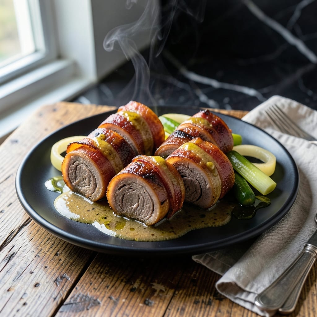 Instant Pot Rouladen Recipe: German Beef Rolls With Tangy Mustard Filling
