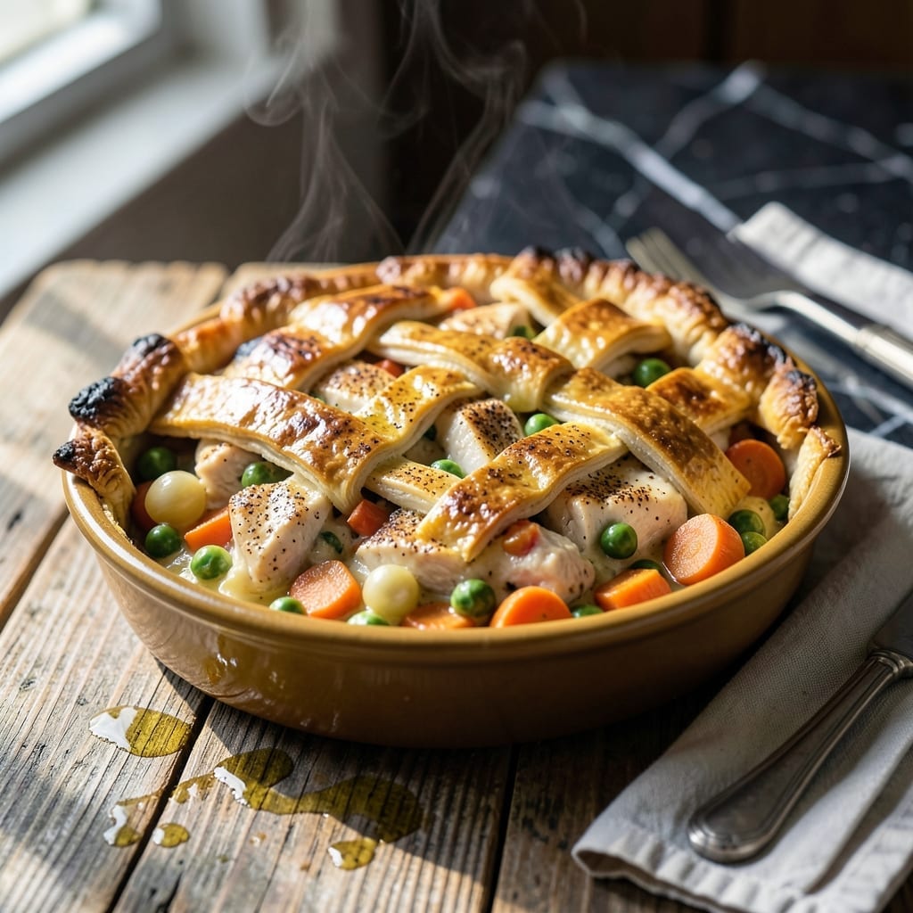 Smoky Chicken Pot Pie Recipe: Campfire Depth in a Flaky Crust