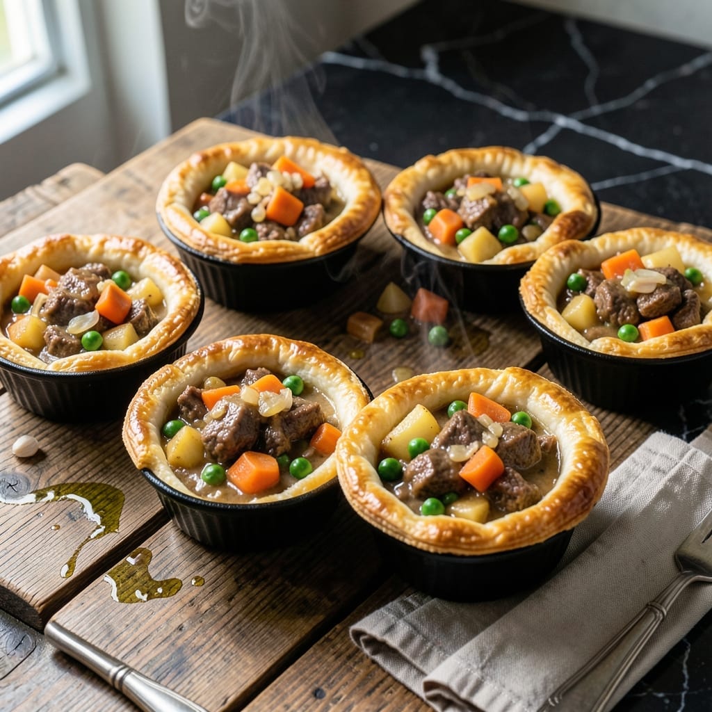 Mini Shepherd's Pot Pie Recipe: Individual-Sized Comfort With Golden Crust Mini Shepherd's Pot Pie Recipe: Individual-Sized Comfort With Golden Crust