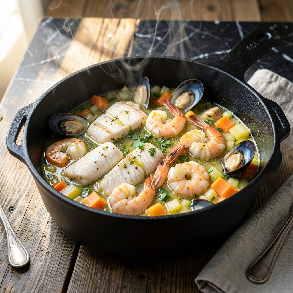 Visual representation of Fish Pot Recipe: Hearty One Pot Seafood Stew