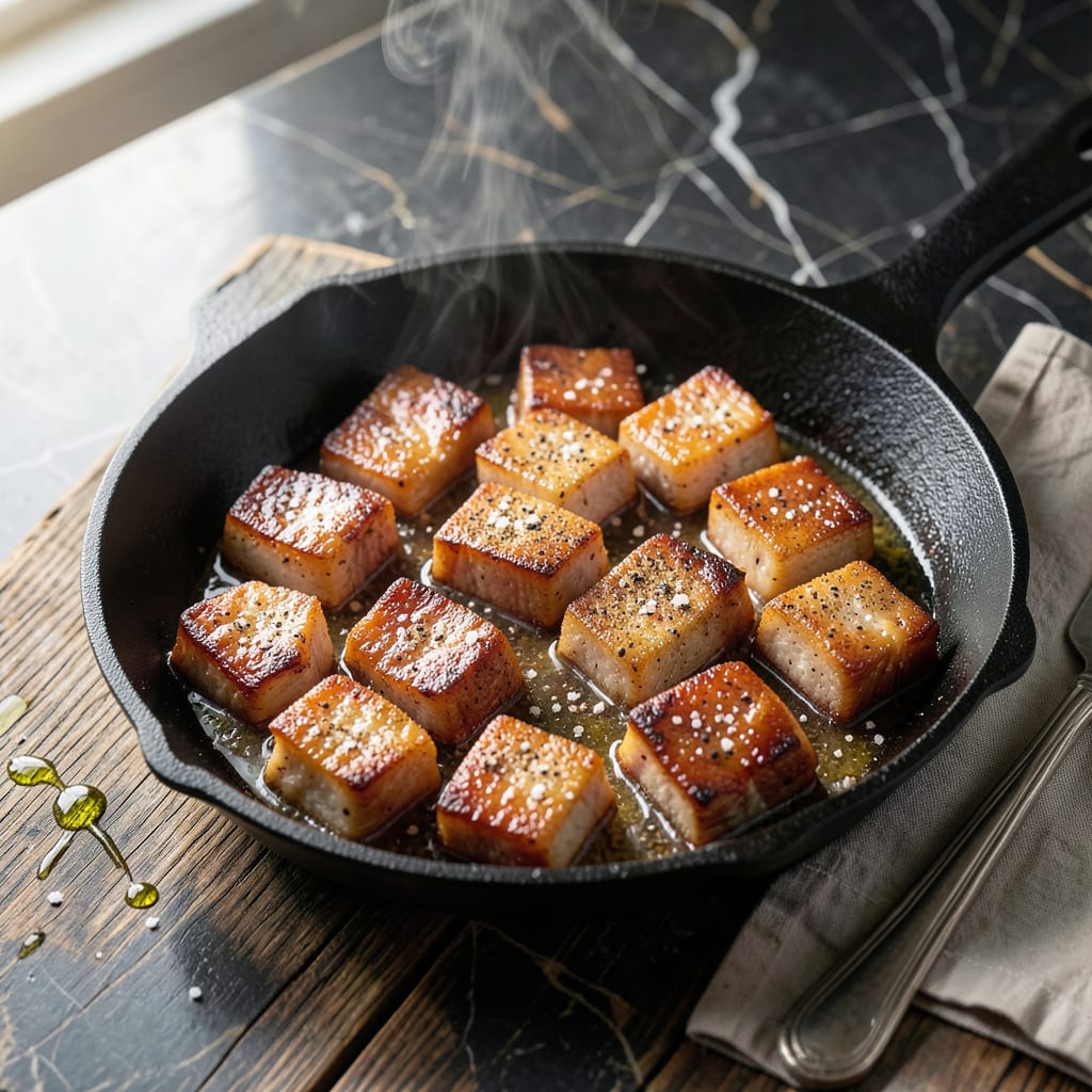 Fried Fat Back Recipe: Crispy Southern Style Cracklings detailed visual guide
