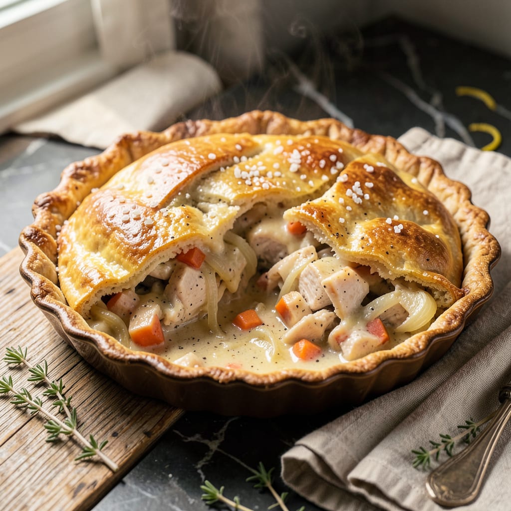 Frozen Chicken Pot Pie Recipe: Flaky Crust With Homemade Comfort detailed visual guide