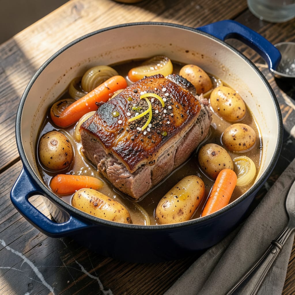 Visual representation of Frozen Pot Roast Recipe: Fall Apart Tender in Half the Time