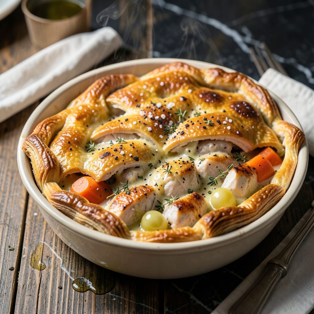 Gourmet Pot Pie Recipe: Buttery Crust with Savory Filling detailed visual guide