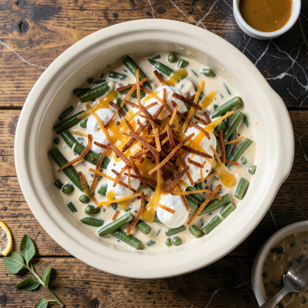 Green Bean Casserole in Crock Pot Recipe: Hands Off Holiday Side Dish detailed visual guide