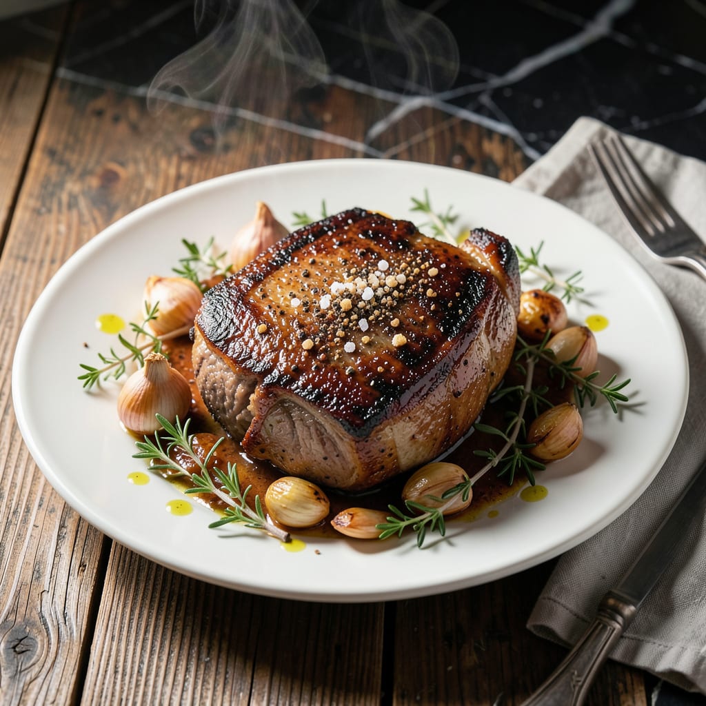 Visual representation of grilled pot roast recipe