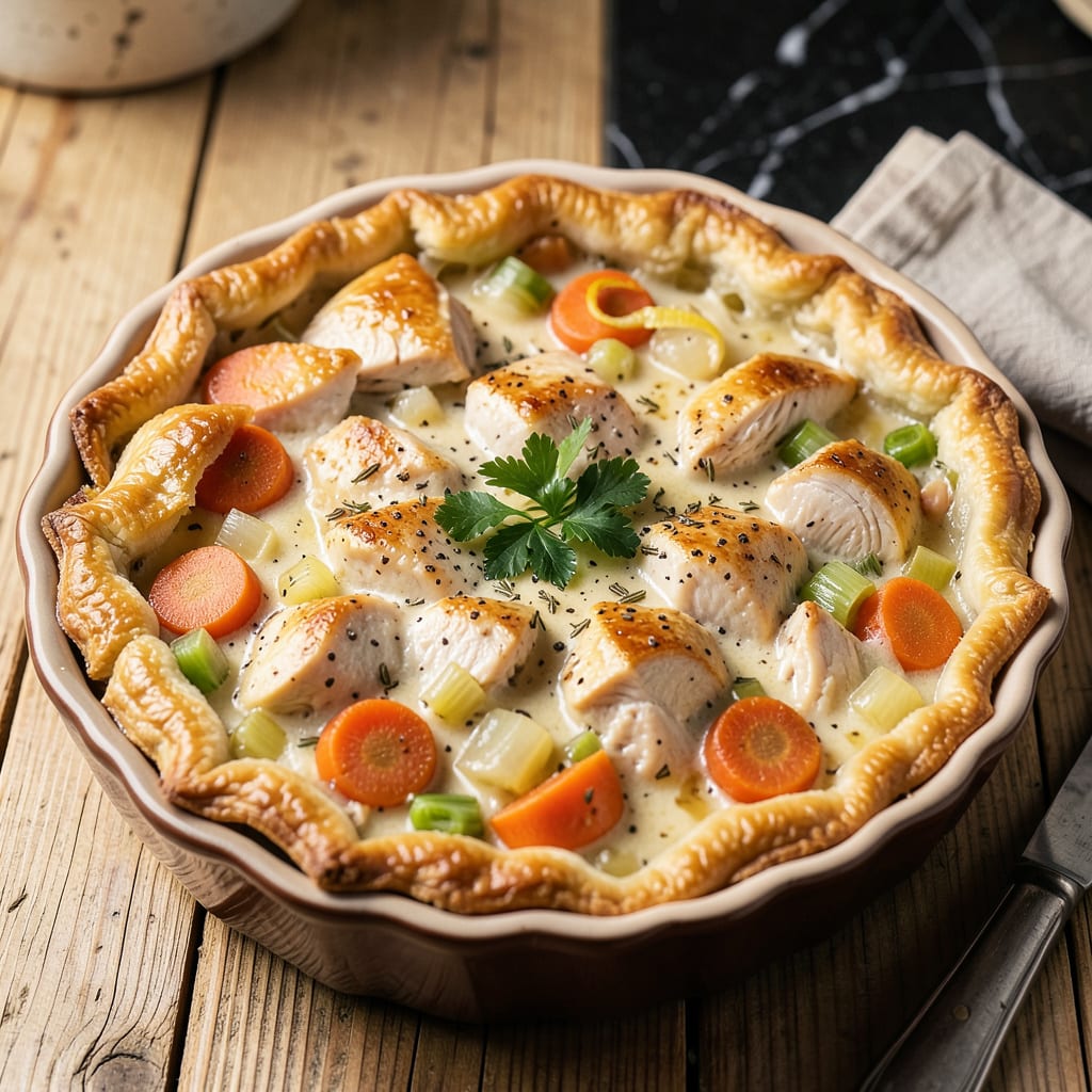 Comprehensive Hellofresh Chicken Pot Pie Recipe: Flaky Crust and Creamy Comfort in One Pan visual reference