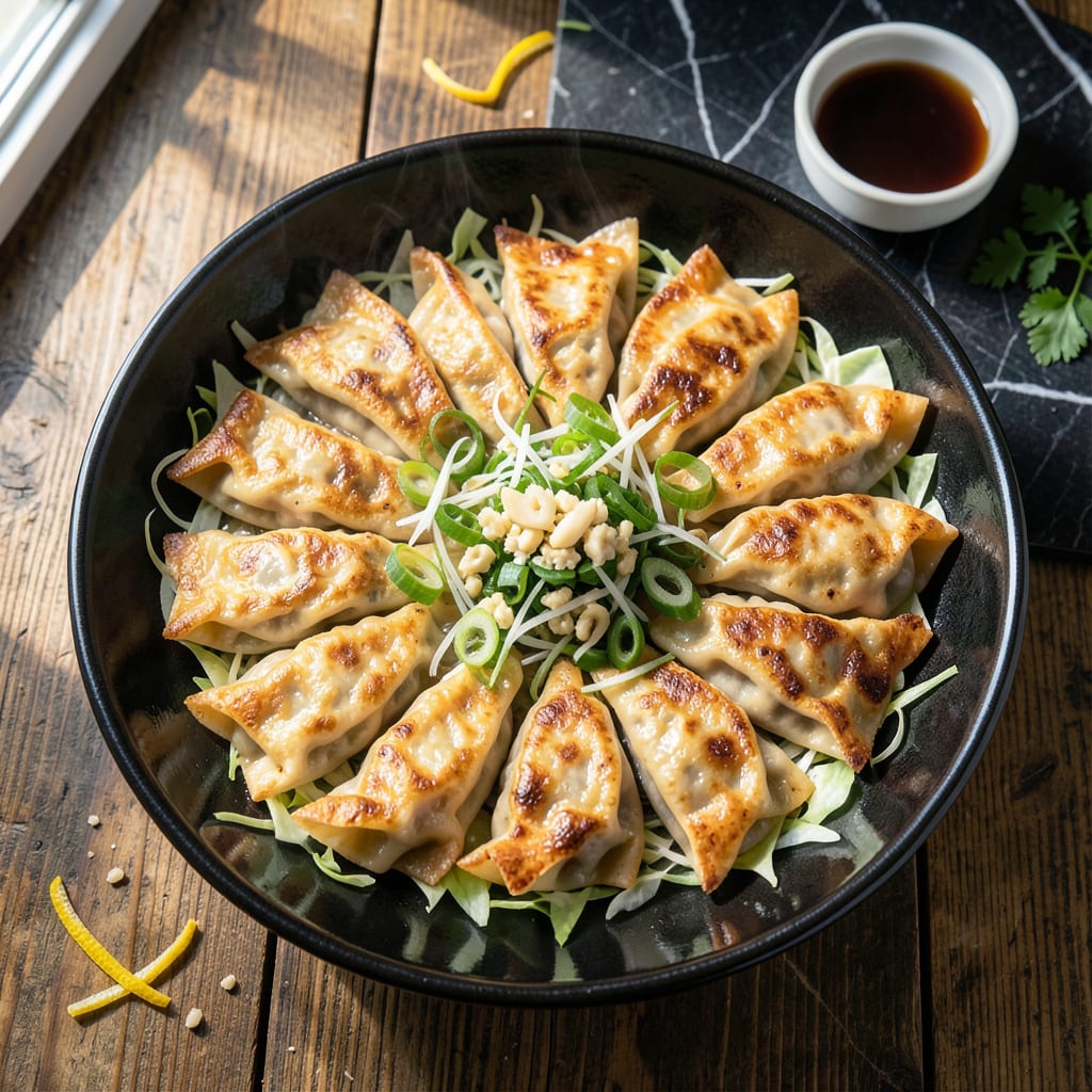 Homemade Pot Stickers Recipe: Pan-Fried Crispy Bottoms and Juicy Fillings