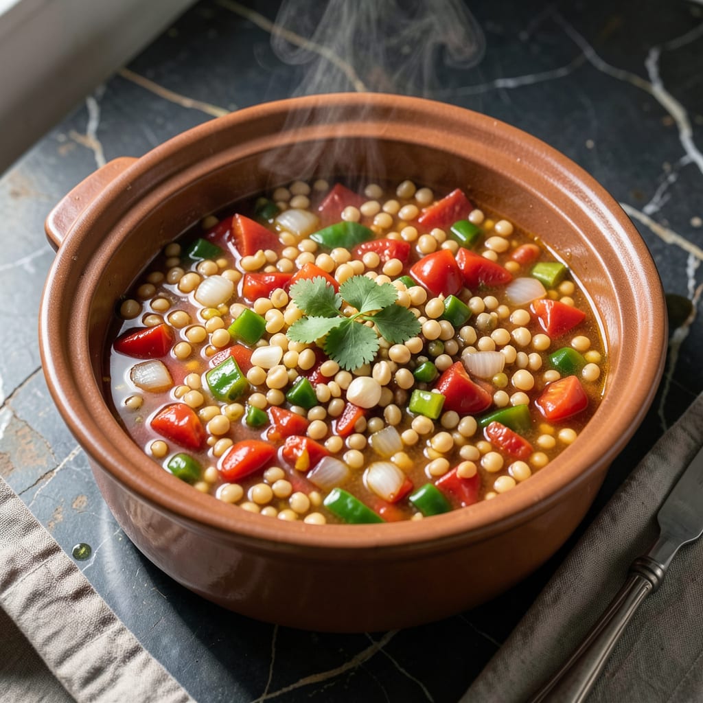 Hominy Crock Pot Recipe: Set It and Forget It Savory Satisfaction illustration with key details