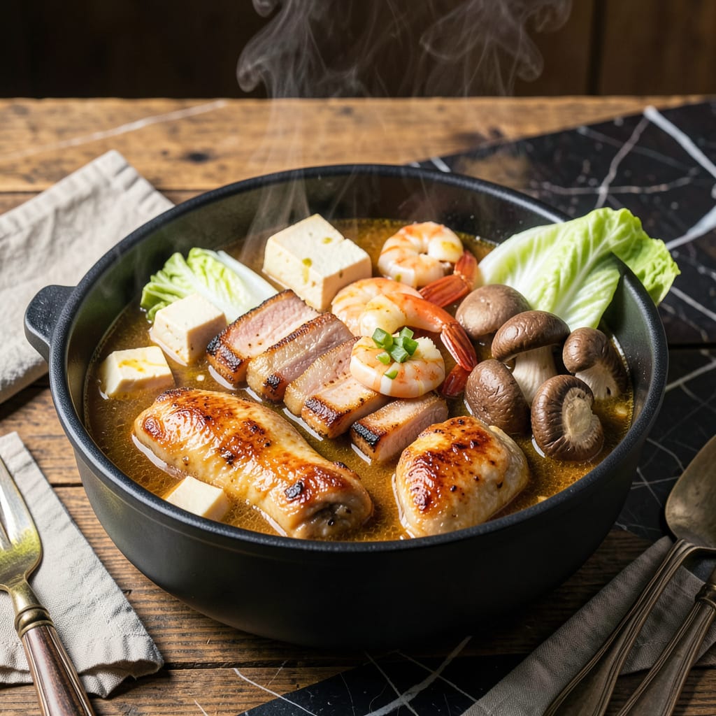 hot pot instant pot recipe example with annotations