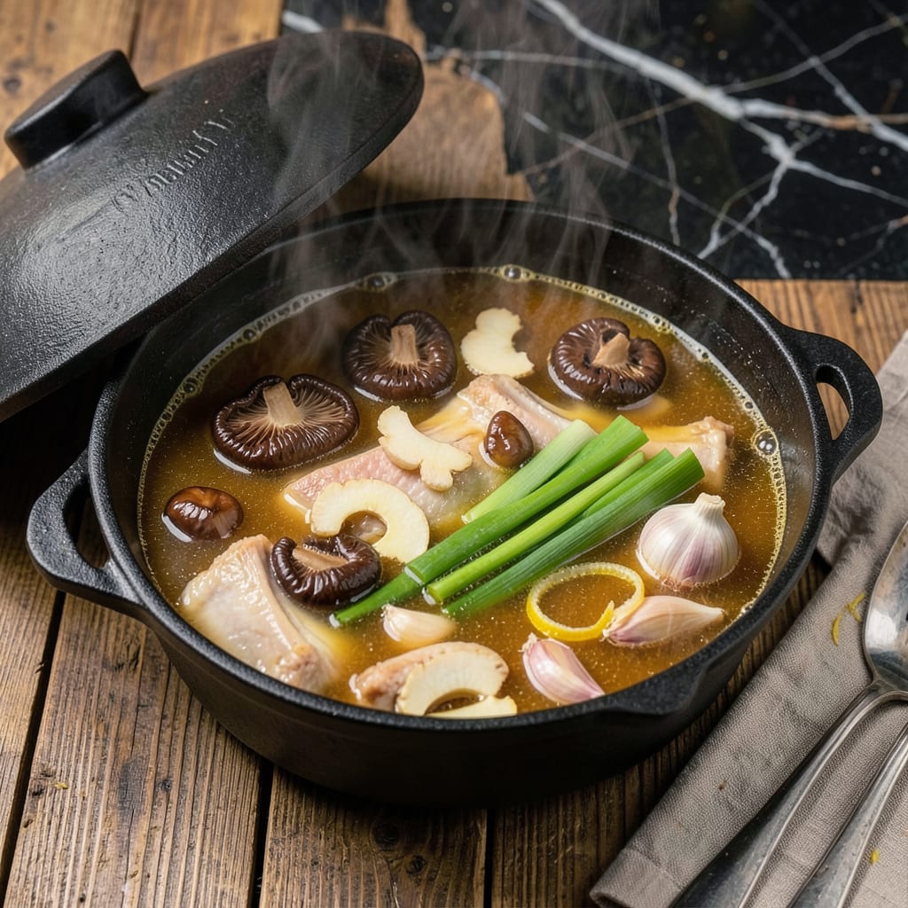 Hotpot Recipe Broth: Rich, Aromatic Base for Your Perfect Meal illustration with key details