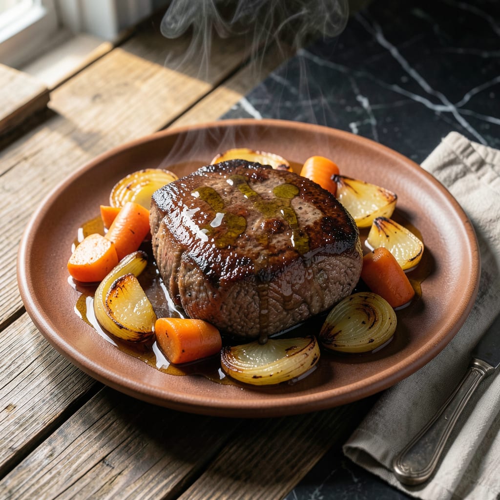 Visual representation of houlihans pot roast recipe