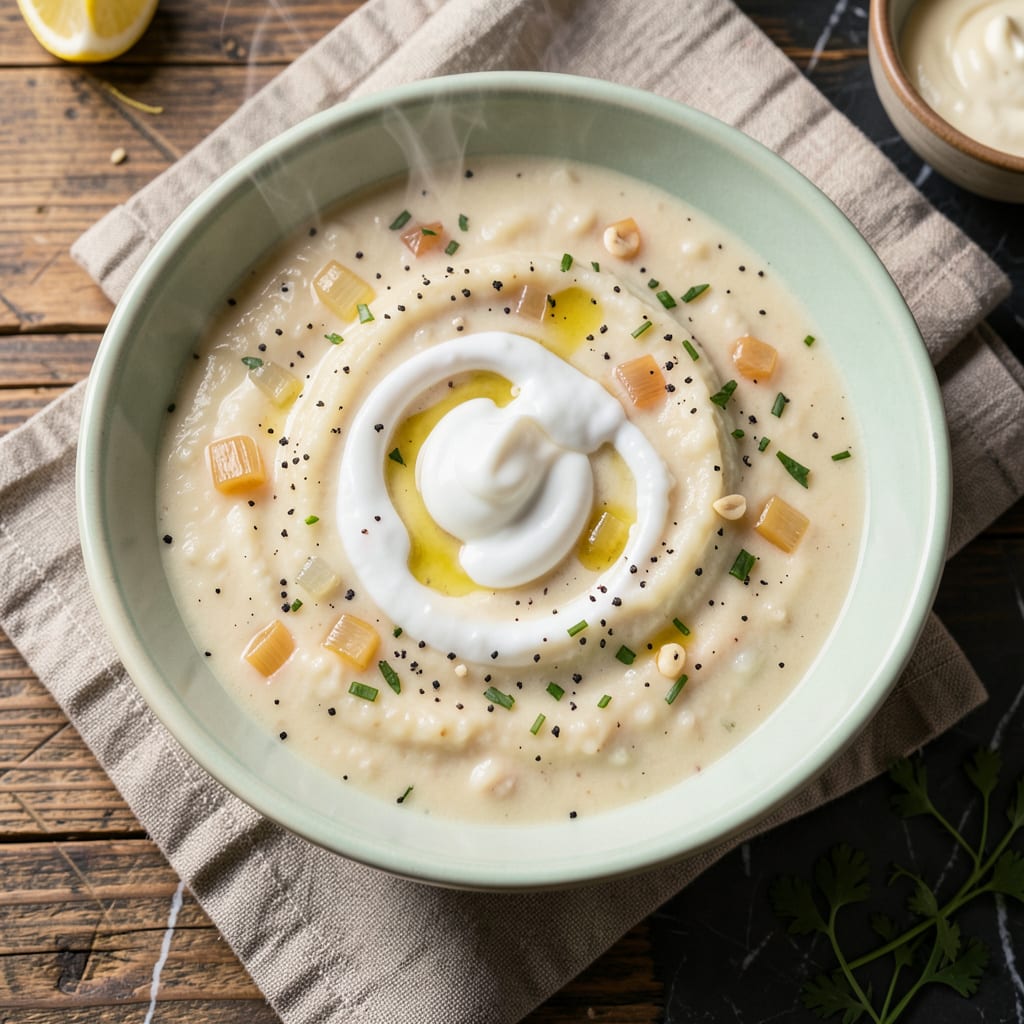 Instant Mashed Potato Soup Recipe: Creamy Comfort in 20 Minutes illustration with key details