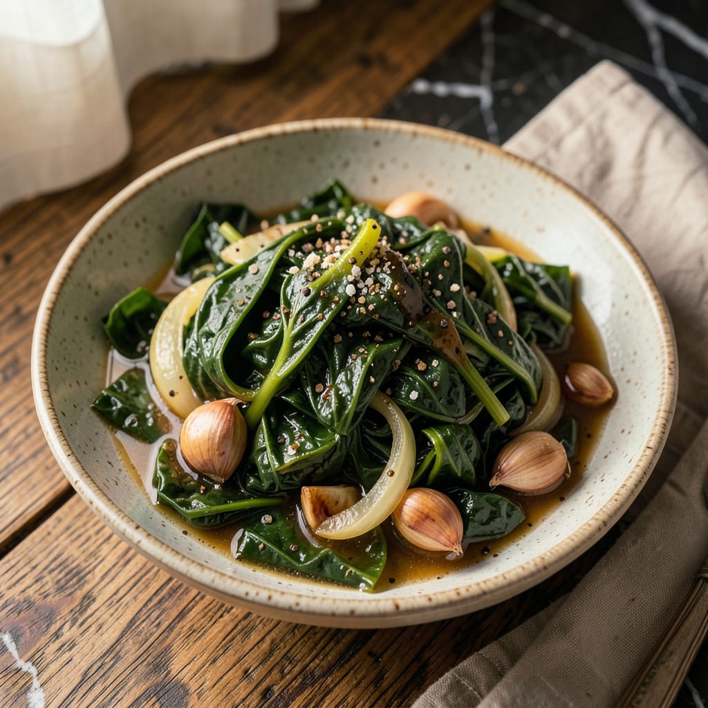 Instant Pot Collard Greens Recipe: Southern Style and Ready in 30 Minutes example with annotations