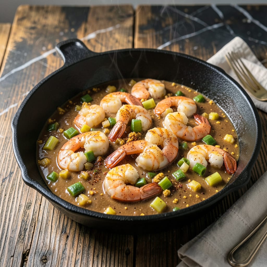 Complete instant pot etouffee recipe overview image