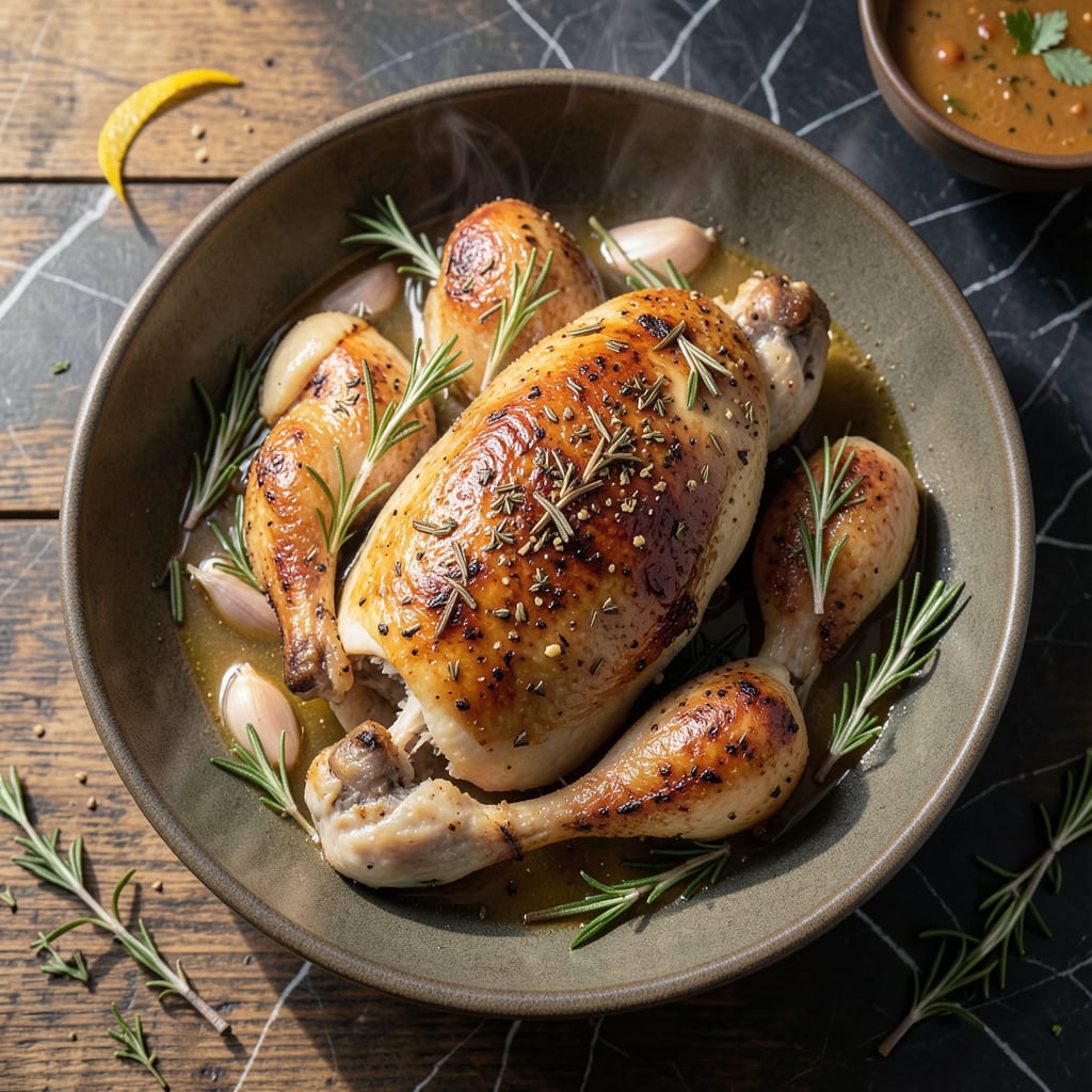 Instant Pot Hen Recipe: Pressure Cooked Tender in 30 Minutes example with annotations