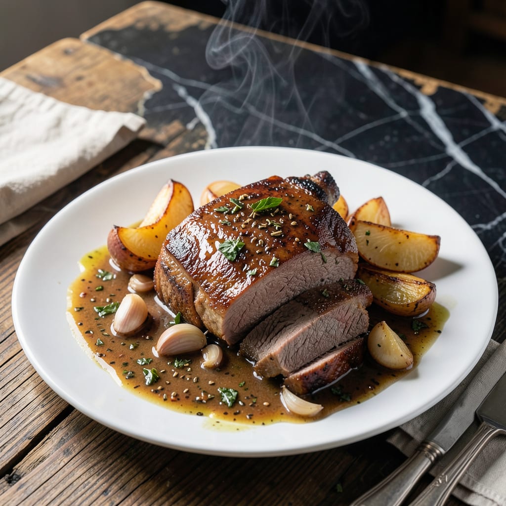Instant Pot Italian Pot Roast Recipe: Herb Infused Fall Apart Tender Meat example with annotations