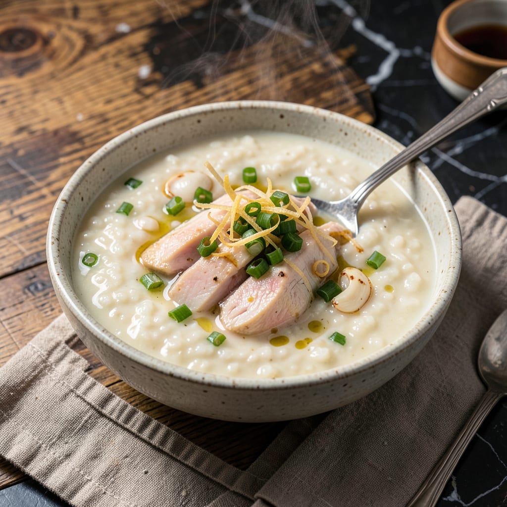 Instant Pot Jook Recipe: Silky Congee in Half the Time example with annotations