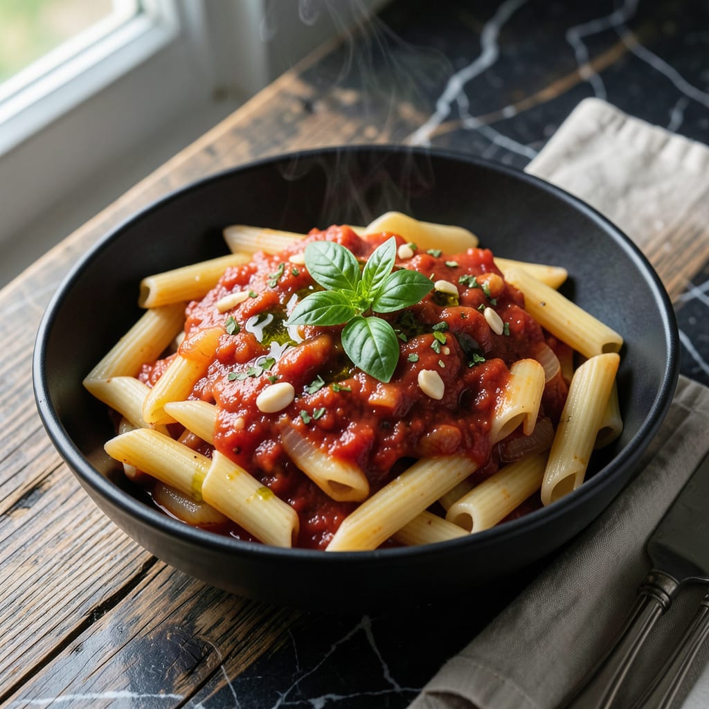 Visual representation of Instant Pot Pasta Recipe: One Pot Al Dente in 15 Minutes