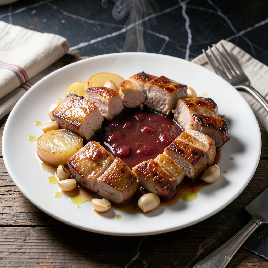 Instant Pot Pork Recipe: Pressure Cooked Tenderness in Minutes illustration with key details