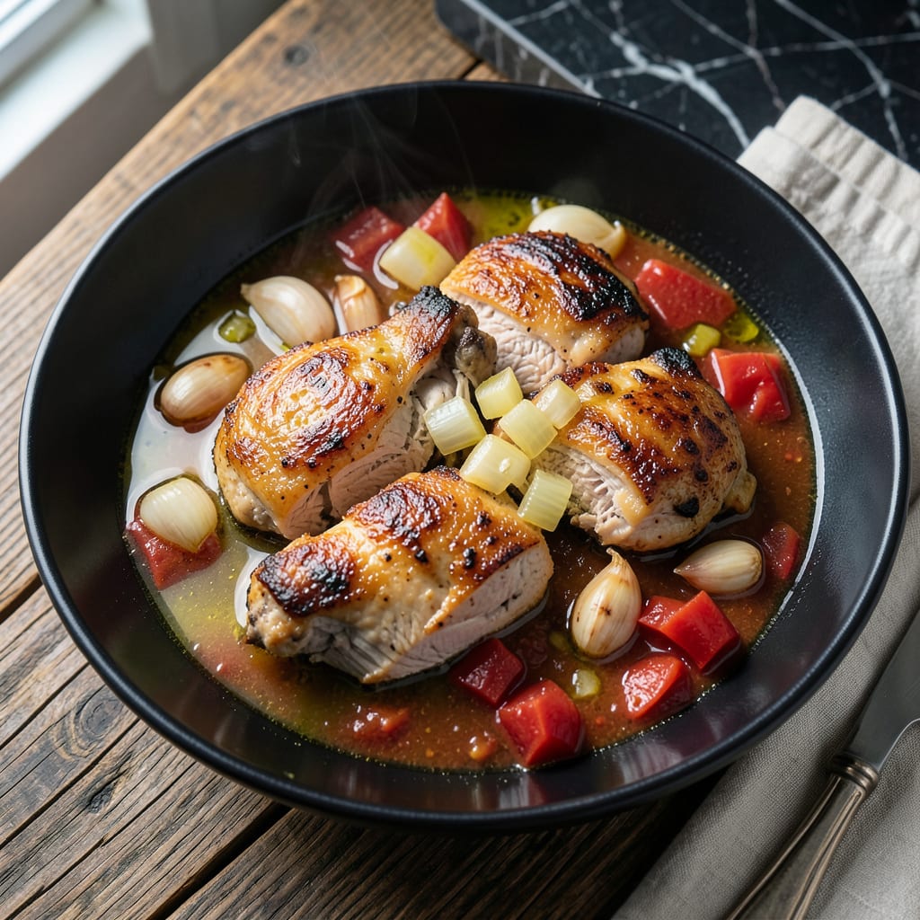 Instant Pot Recipe: Hands Free Weeknight Dinner illustration with key details