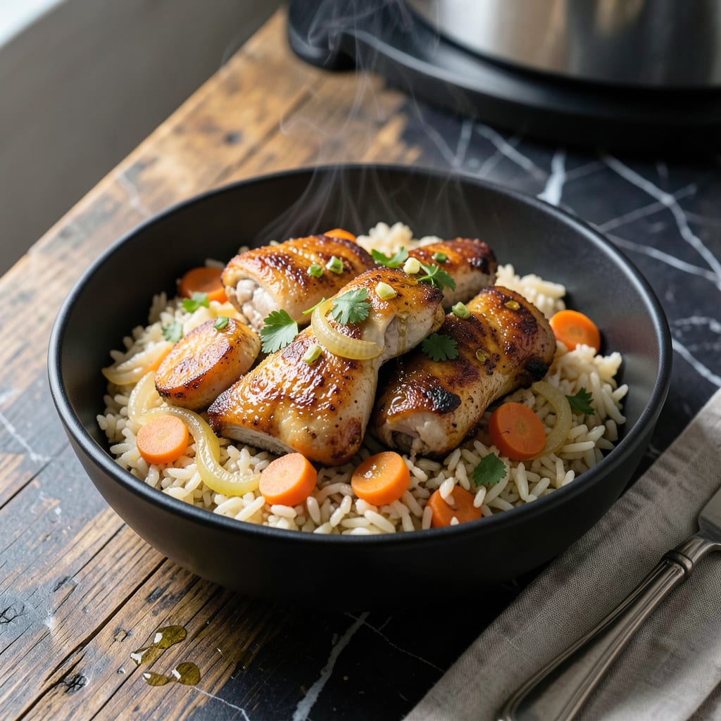 Instant Pot Recipe: Hands Off Weeknight Savior example with annotations