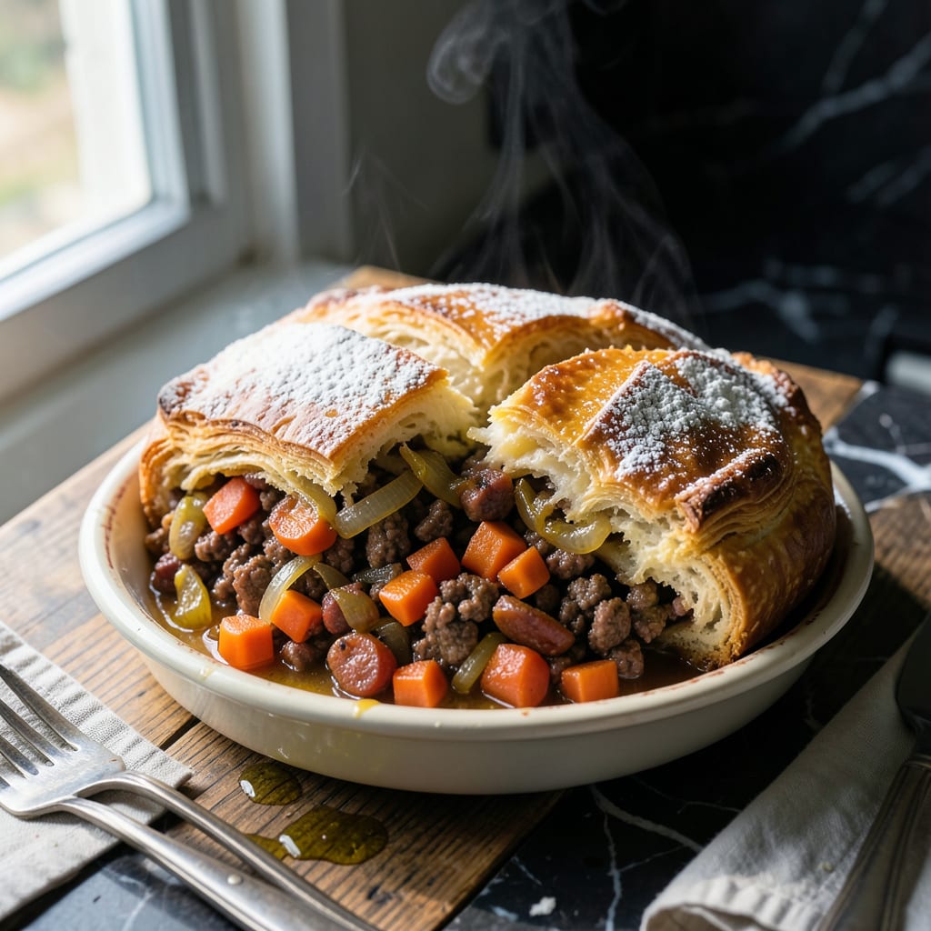 Complete italian pot pie recipe overview image