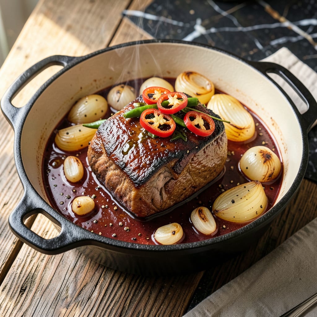 Jalapeno Pot Roast Recipe: Spicy Slow Cooked Tenderness detailed visual guide