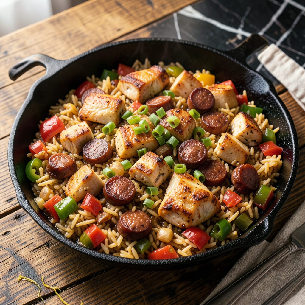 Jambalaya Crock Pot Recipe: Hands Off Cajun Comfort in 6 Hours example with annotations