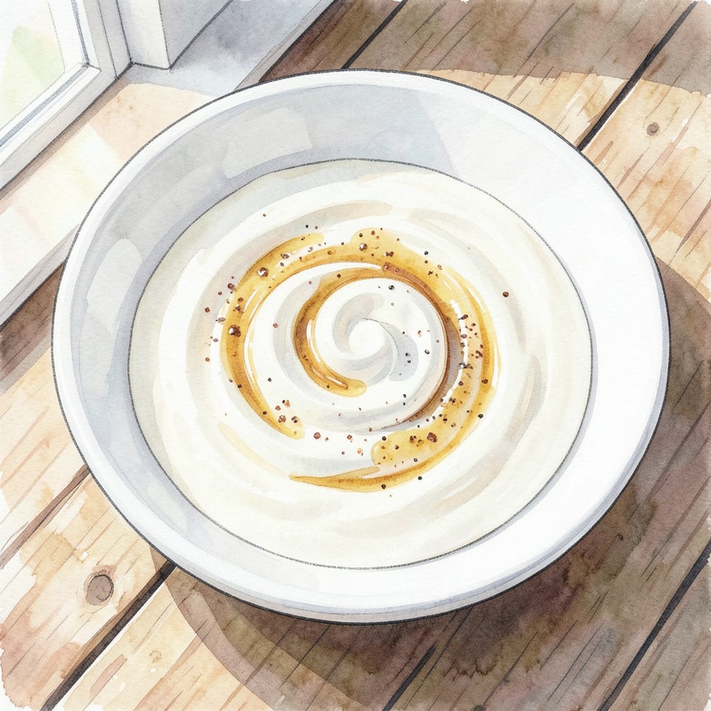 Visual representation of johns slaw dressing recipe