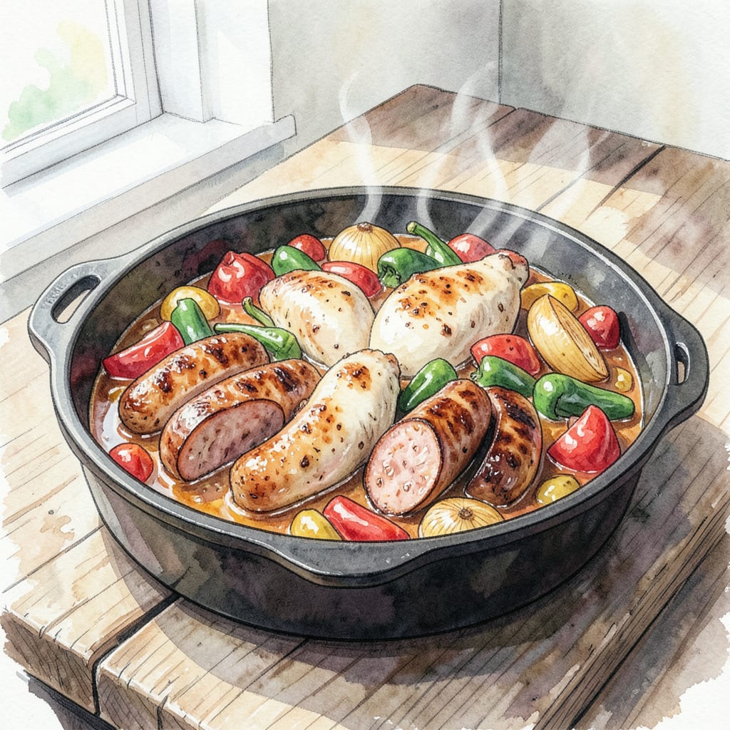 justin wilson jambalaya recipe example with annotations