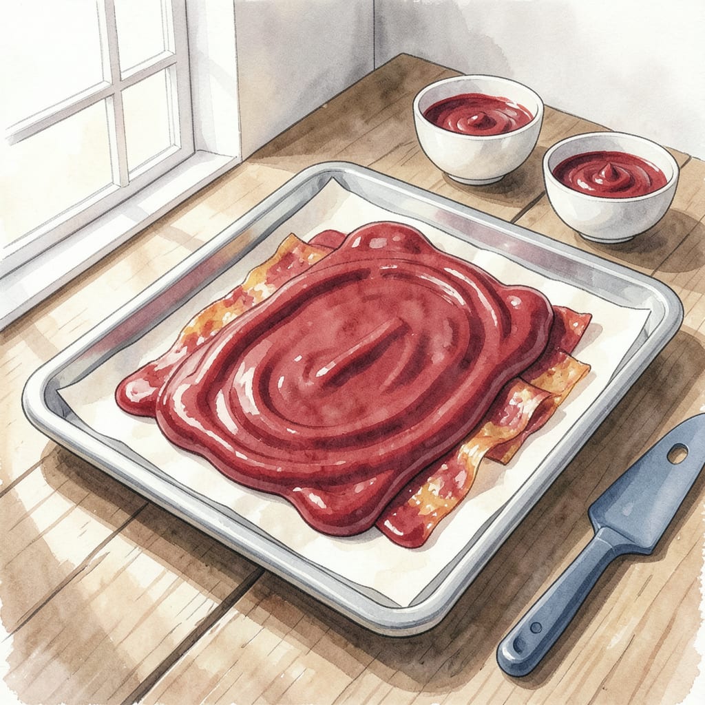 Complete Ketchup Leather Recipe: Homemade Fruit Leather Delight overview image