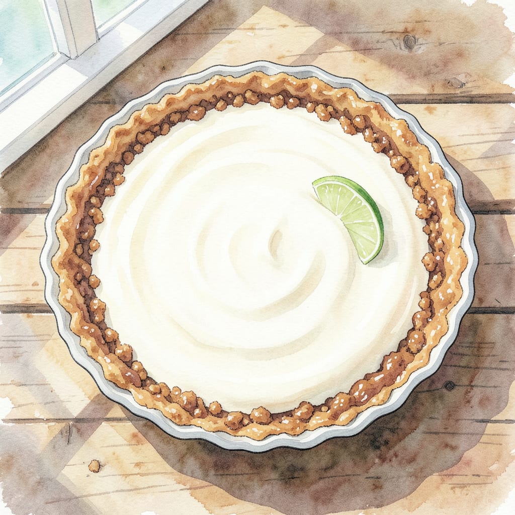 Key Lime Pie Tarts Recipe: Miniature Citrus Masterpieces illustration with key details