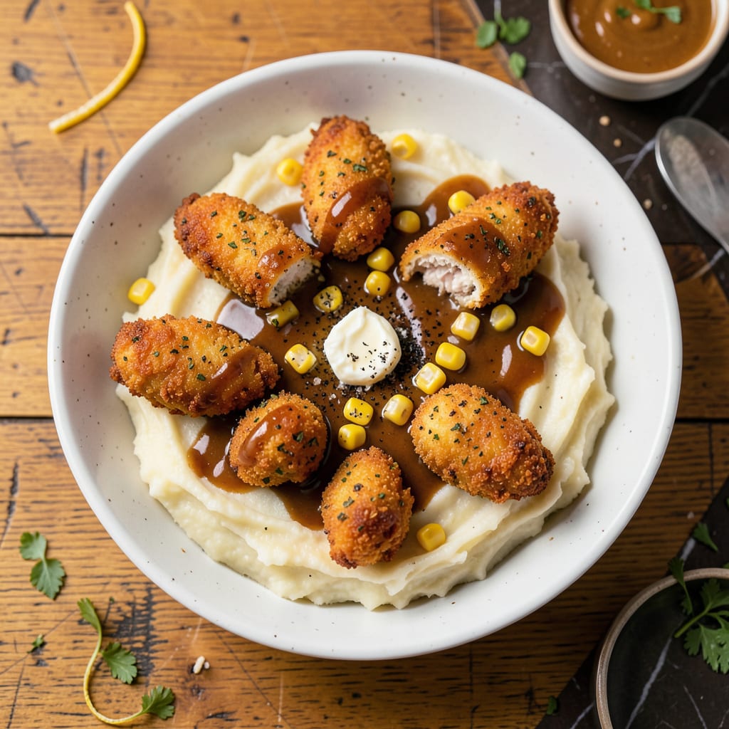 kfc mashed potato bowl recipe example with annotations