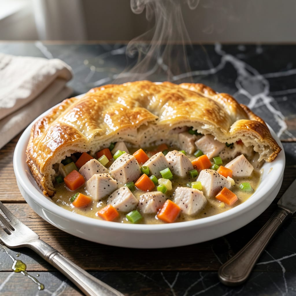 Visual representation of kfc pot pie recipe